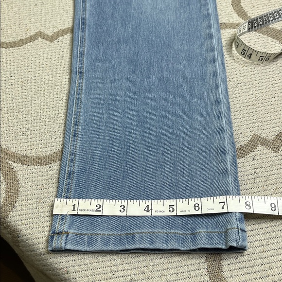 Halara Flex High Waisted Pockets Straight Leg Washed Casual Jeans , 02636266, LG - Picture 10 of 13